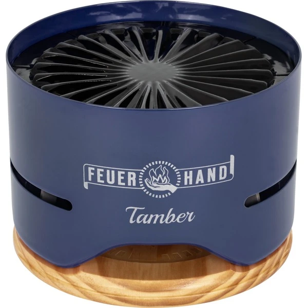 Feuerhand Tisch-Holzkohlegrill Tamber, Cobalt Blue 4 Feuerhand Tisch-Holzkohlegrill Tamber, Cobalt Blue – Bild 4