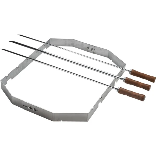 Moesta Churrasco'BBQ Set Für Smokin' PizzaRing, Für 57cm Kugelgrill, Spieß 1 Moesta Churrasco'BBQ Set Für Smokin' PizzaRing, Für 57cm Kugelgrill, Spieß