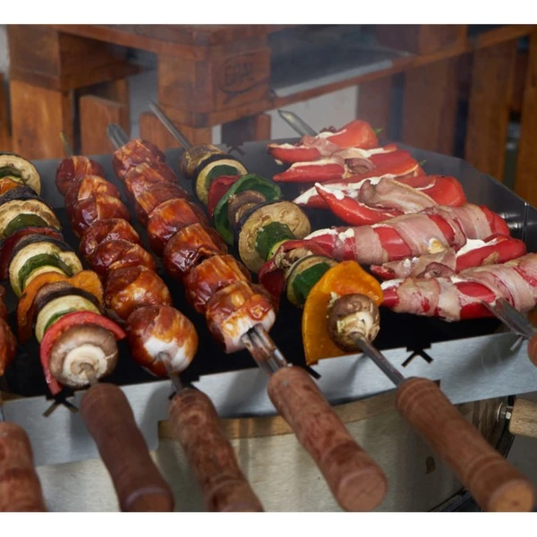 Moesta Churrasco'BBQ Set Für Smokin' PizzaRing, Für 57cm Kugelgrill, Spieß 4 Moesta Churrasco'BBQ Set Für Smokin' PizzaRing, Für 57cm Kugelgrill, Spieß – Bild 4