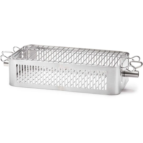 Napoleon Edelstahl Drehspieß-Grillkorb 2 Napoleon Edelstahl Drehspieß-Grillkorb – Bild 2