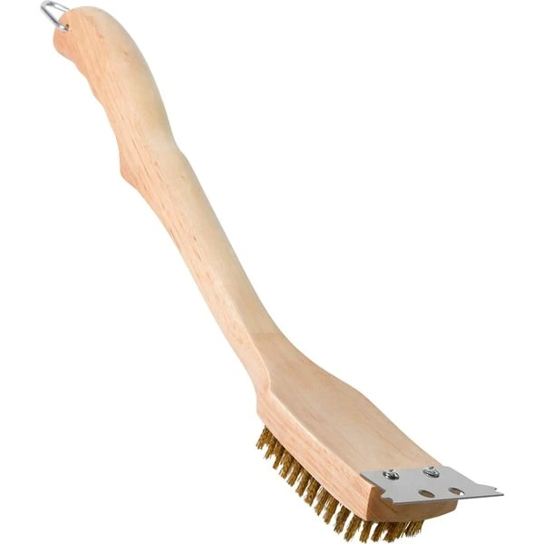 Napoleon Grill-Reinigungsbürste Mit Messingborsten, Holzgriff, Grill-Reinigungsbürste 1 Napoleon Grill-Reinigungsbürste Mit Messingborsten, Holzgriff, Grill-Reinigungsbürste