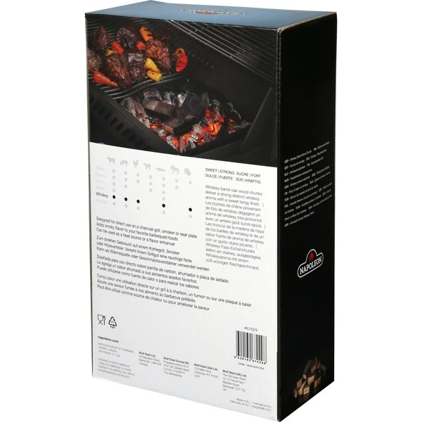 Napoleon Holz-Räucherchunks Whiskey-Eiche, Räucherchips 2 Napoleon Holz-Räucherchunks Whiskey-Eiche, Räucherchips – Bild 2