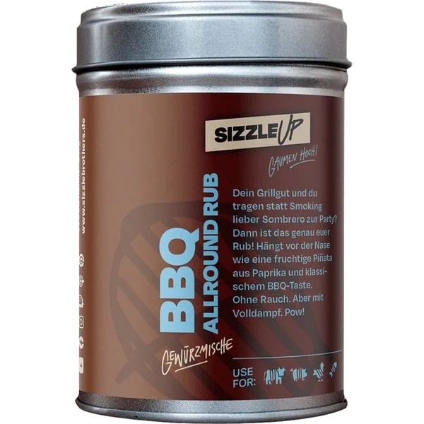 SizzleBrothers BBQ Allround Rub, Gewürz 1 SizzleBrothers BBQ Allround Rub, Gewürz