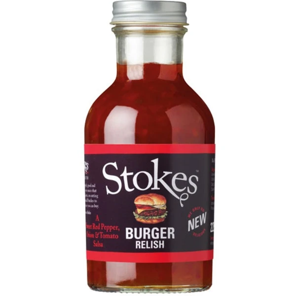 Stokes Sauces Burger Relish, Sauce 1 Stokes Sauces Burger Relish, Sauce