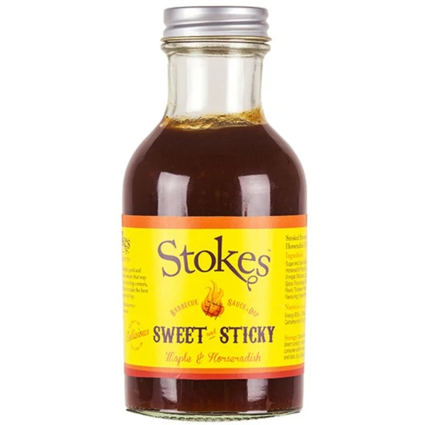 Stokes Sauces Sweet & Sticky BBQ Sauce 1 Stokes Sauces Sweet & Sticky BBQ Sauce