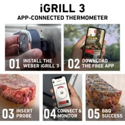 Weber Grillthermometer IGrill 3 33 Weber Grillthermometer IGrill 3 -Grill Lieferungen Angebote Weber Grillthermometer iGrill 3@@1303167 16